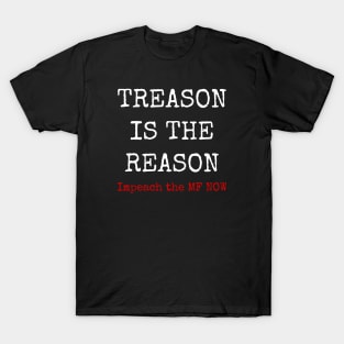 Treason is the reason impeach themf now. T-Shirt